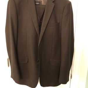 Dark brown 3 piece suit